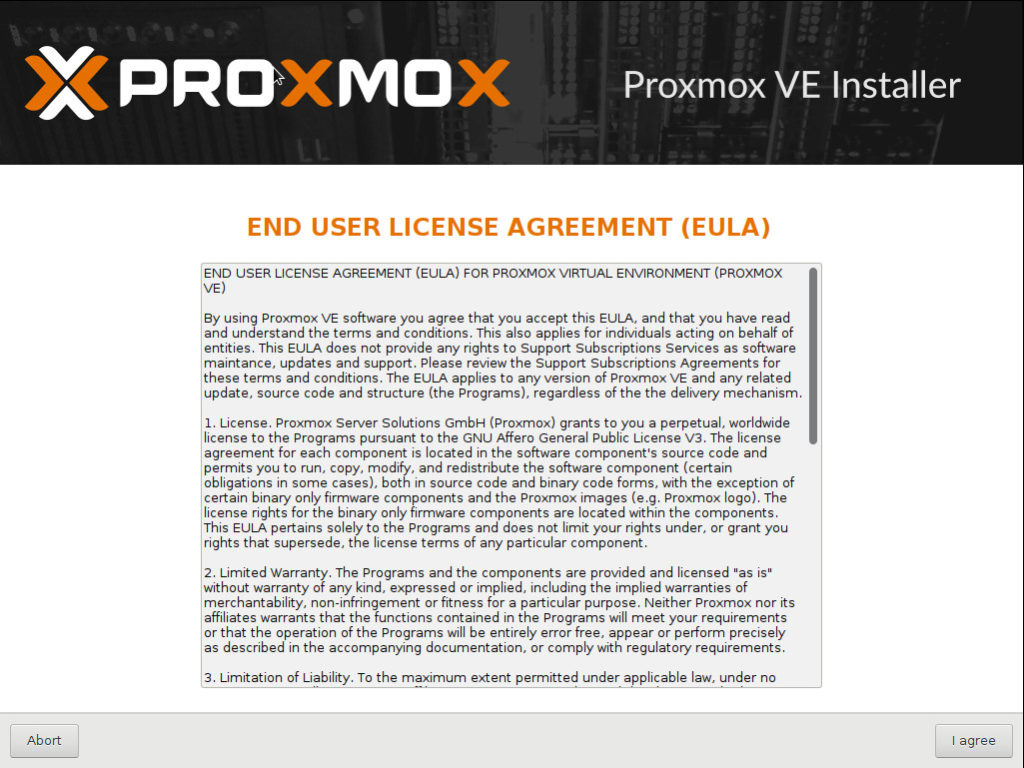 It's EULA(END USER LICENSE AGREEMENT) Page, click "I agree" to continu.