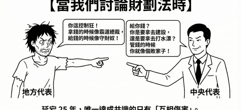 財劃法修法:一場「換位子就換腦袋」的財政失憶症 不過是為了利益而以?
